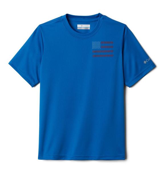 Columbia T-Shirt Pige Grizzly Grove Blå FIXH80259 Danmark